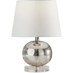 Globe 15 inch 60.00 watt Mercury Glass Table Lamp Portable Light, Simplee Adesso