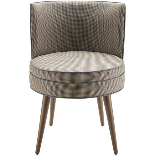 Gabby Upholstery: Brown; Base: Tan Dining Chair