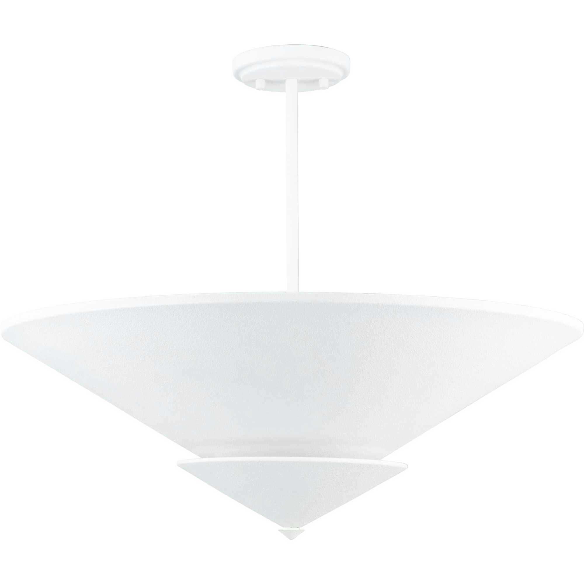White plaster flush mount shop