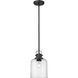 Kinsley 1 Light 8 inch Matte Black Pendant Ceiling Light