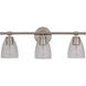 Solebay 3 Light 23 inch Satin Nickel Bath Vanity Wall Light