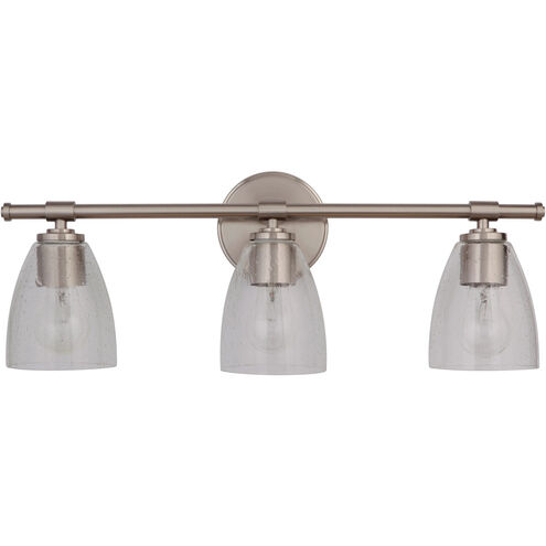 Solebay 3 Light 23 inch Satin Nickel Bath Vanity Wall Light