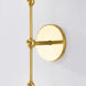 Saylor 2 Light 6.25 inch Aged Brass/Soft Cream Wall Sconce Wall Light