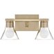 Gilford 2 Light 14.5 inch Champagne Gold Vanity Light Wall Light
