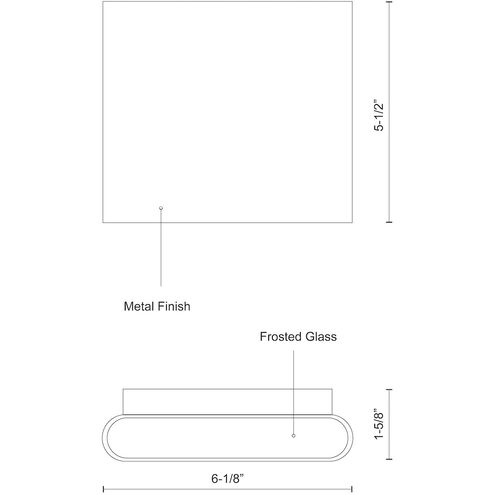 Slate All-terior Wall Light in Brushed Gold