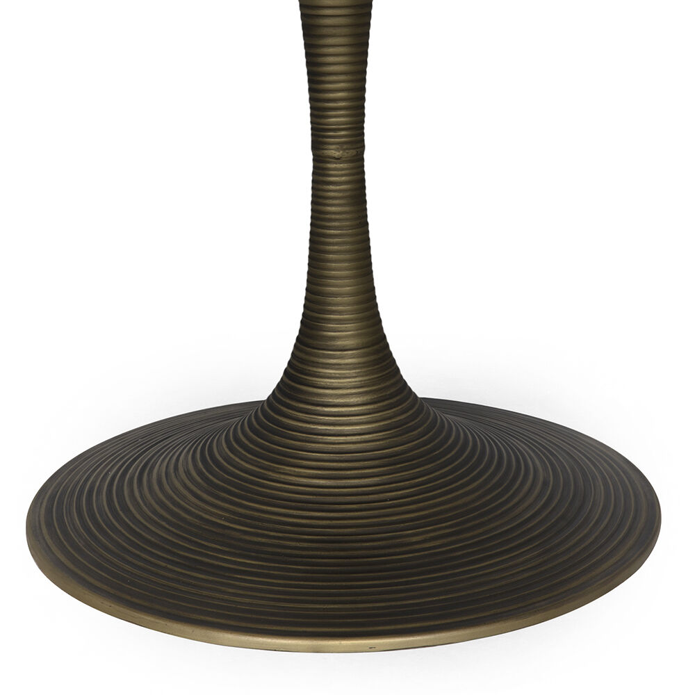 Joni 36 X 36 inch Aged Brass Dining Table