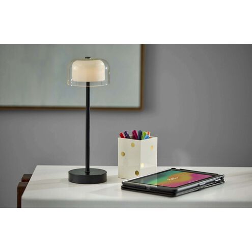 Benji 13.63 inch 1.50 watt Black LED Cordless Table Lamp Portable Light