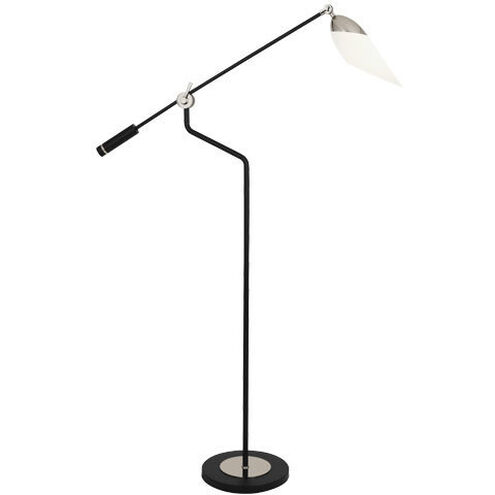 Ferdinand 61 inch 60.00 watt Matte Black Painted / Polished Nickel Floor Lamp Portable Light