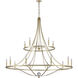 Noura 15 Light 60 inch Champagne Gold Chandelier Ceiling Light