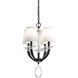 Emilea 4 Light 16.5 inch Jet Black Mini Pendant Ceiling Light in Jet Black Cast
