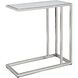 Echelon 24 X 24 inch Polished Nickel Side Table, Sofa Hugger Table