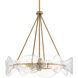 Elora 6 Light 24 inch Legacy Brass Pendant Ceiling Light