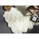 Sheepskin 72 X 48 inch Ivory Rug in 4 X 6, Rectangle