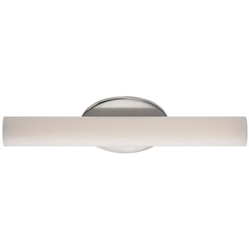 Loft LED 18 inch Brushed Nickel Bath Vanity & Wall Light in 3500K, 18in.
