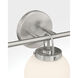 Ortesa 3 Light 24 inch Brushed Nickel Vanity Wall Light