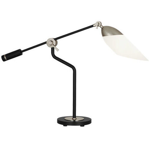 Ferdinand 24 inch 60.00 watt Matte Black Painted / Polished Nickel Table Lamp Portable Light