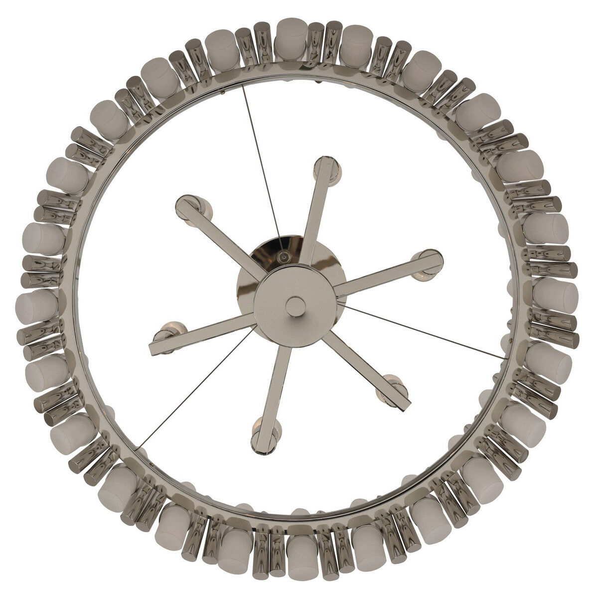 Massina 6 Light 22 inch Polished Nickel Pendant Ceiling Light