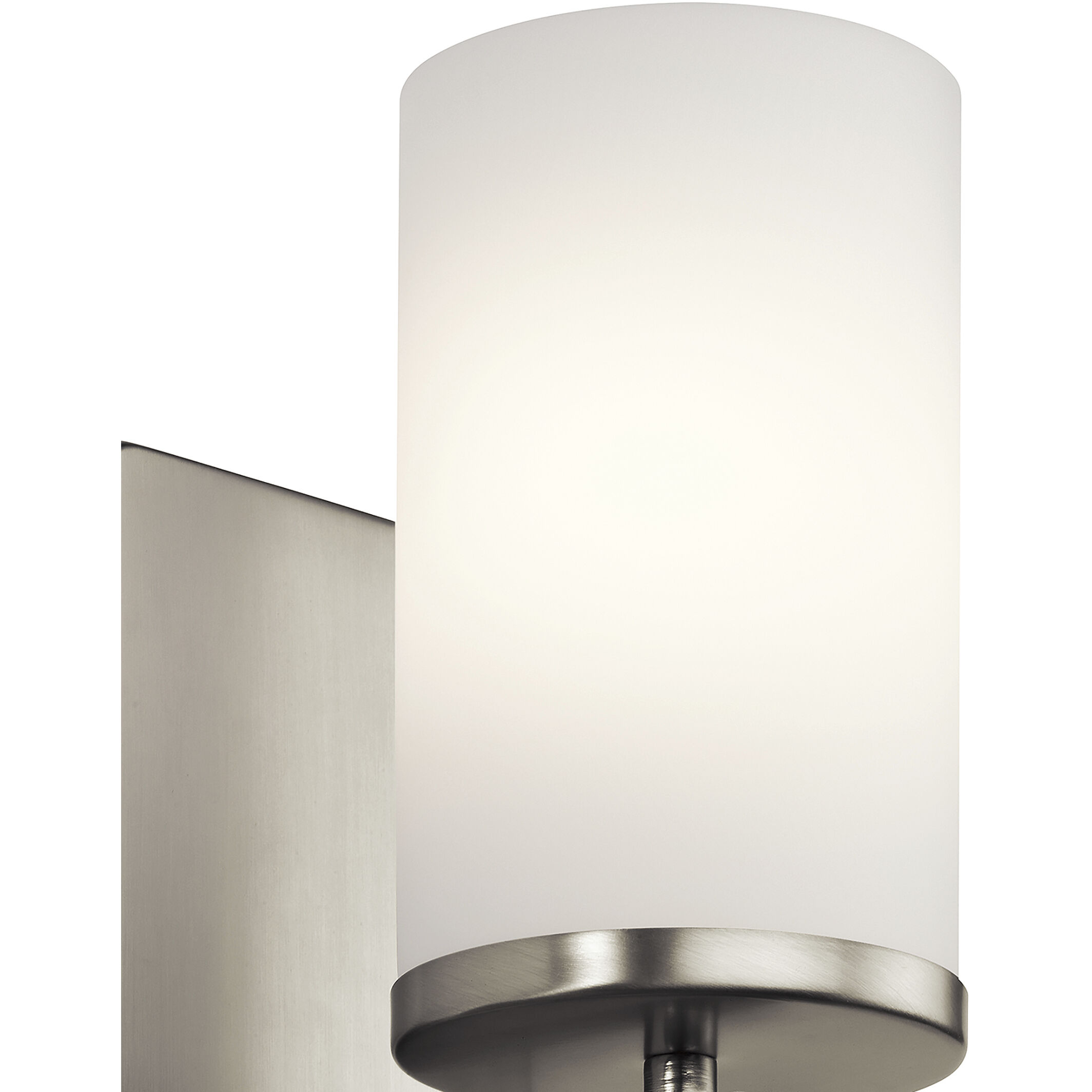 Crosby 1 Light 5 inch Brushed Nickel Wall Bracket Wall Light