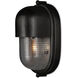 Maritime 1 Light 8.5 inch Matte Black Outdoor Wall Sconce