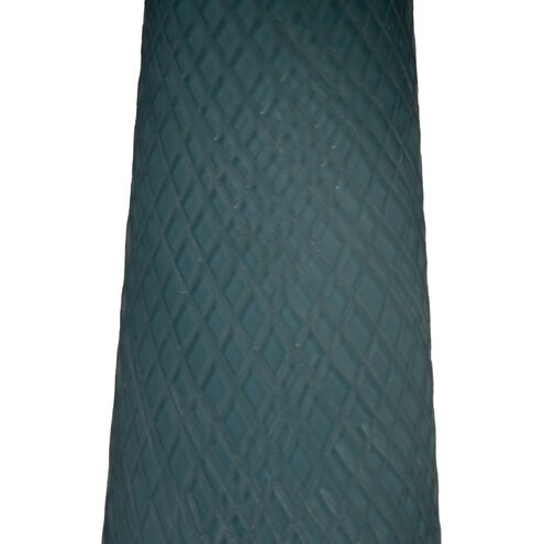 Brianna 33.5 inch Blue Hand-Cut Glass / Champagne Table Lamp Portable Light