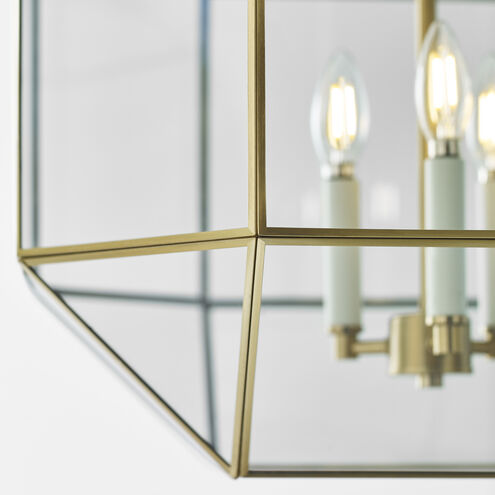 Suzanne Kasler Morrison 3 Light 18.5 inch Satin Brass Pendant Ceiling Light