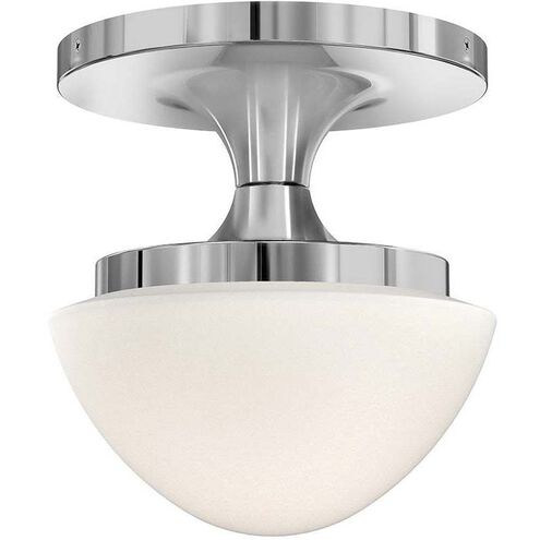 Knox 1 Light 8 inch Chrome Semi-flush Mount Ceiling Light