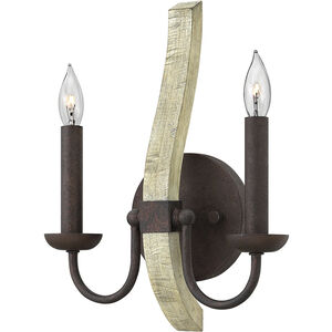 Middlefield LED 10 inch Iron Rust ADA Sconce Wall Light