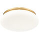 Soleil 1 Light 20 inch Modern Gold Flush Mount Ceiling Light