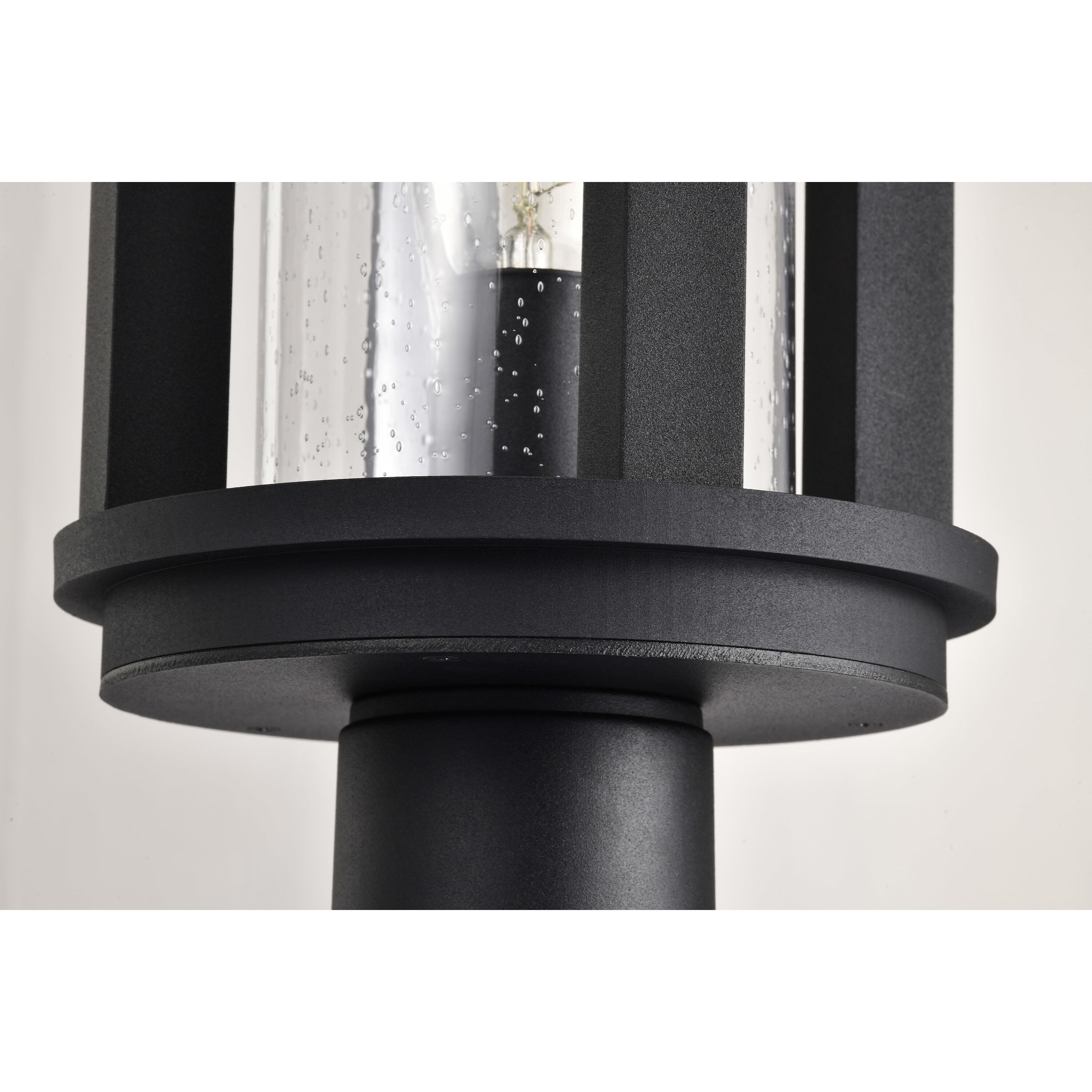 Wilton 1 Light 22.63 inch Matte Black Outdoor Post Light
