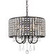 Elise 4 Light 17 inch Black Pendant Ceiling Light