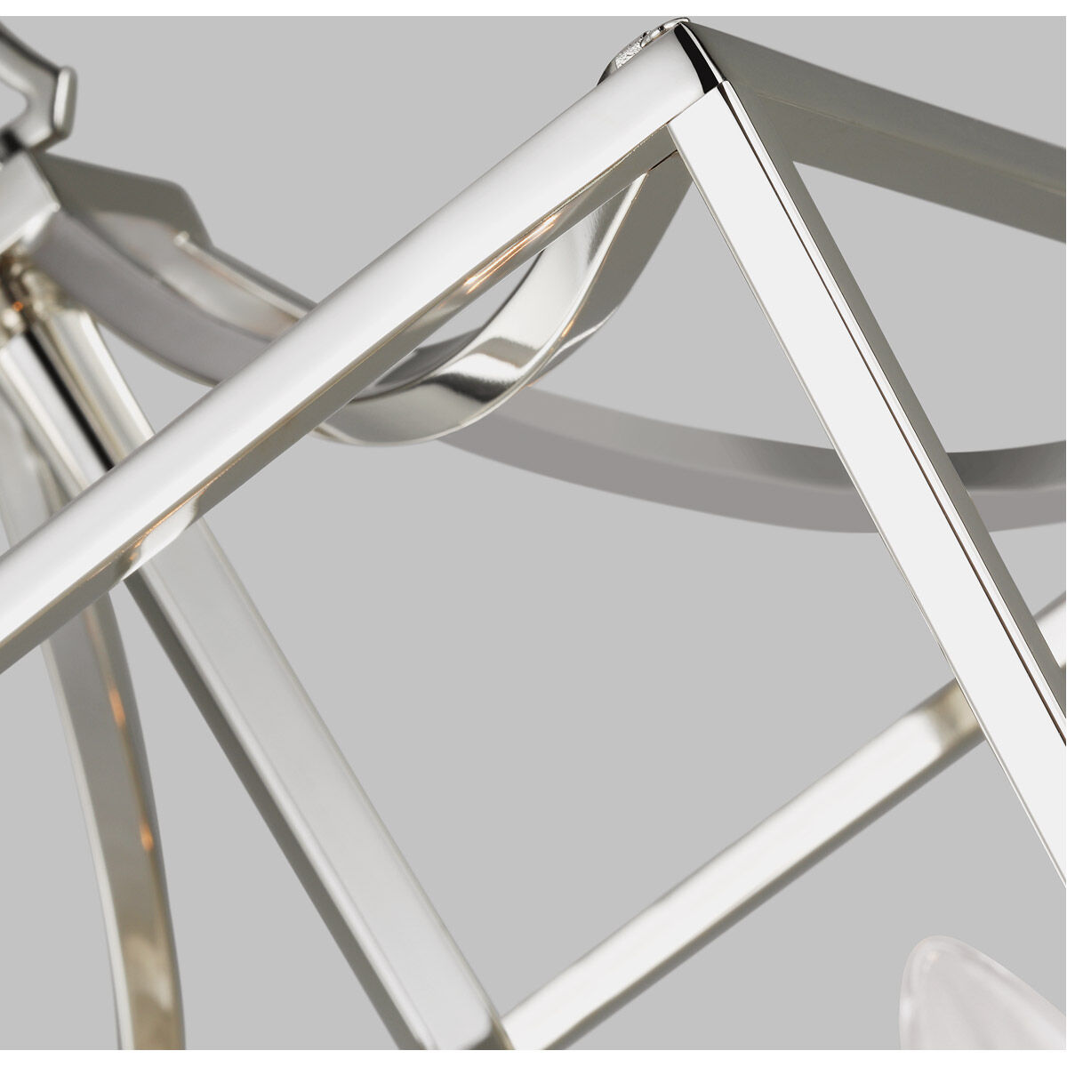 C&M by Chapman & Myers Southold 3 Light 10 inch Polished Nickel Indoor Lantern Ceiling Light