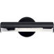 Midi 1 Light 12.25 inch Black Wall Sconce Wall Light