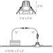 RGR White Regressed in Color Temperature Changing, Gimbal Down Light