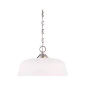 Darcy 1 Light 16 inch Brushed Nickel Down Pendant Ceiling Light