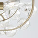 Calypso Bath Vanity Light Wall Light in Vibrant Gold