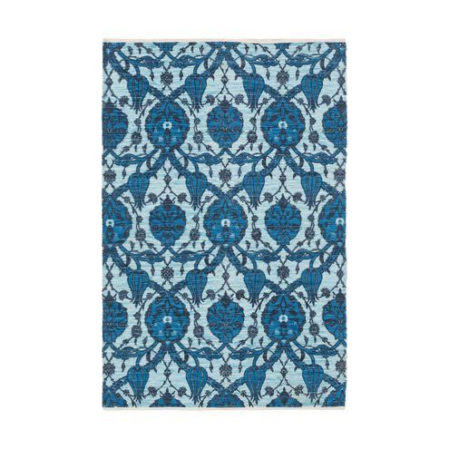 Elaine 132 X 96 inch Sky Blue Indoor Area Rug, Rectangle