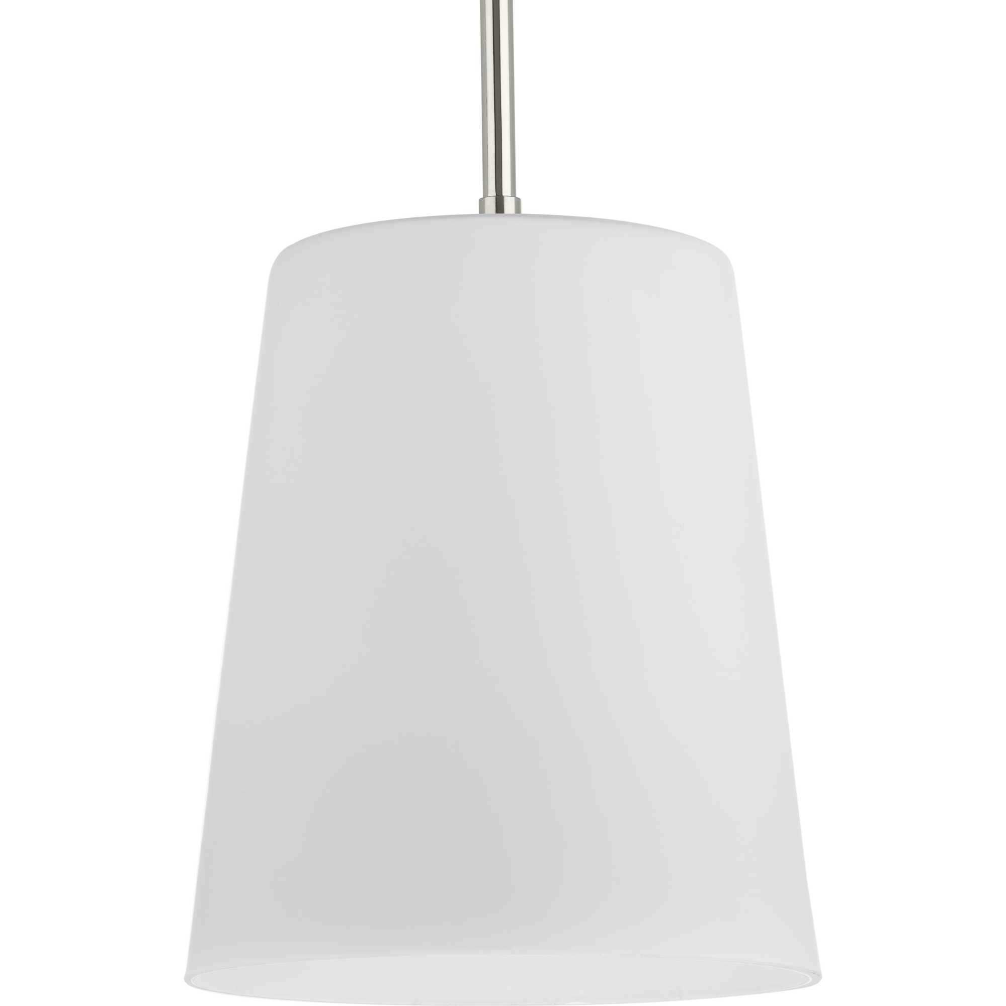Clarion 1 Light 9 inch Polished Nickel Pendant Ceiling Light