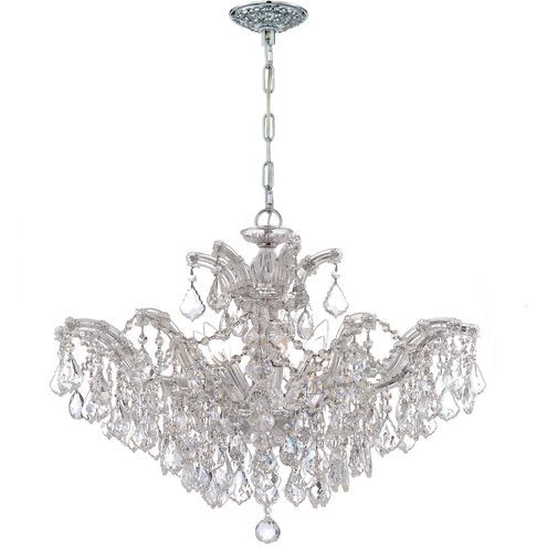 Maria Theresa 6 Light 27 inch Polished Chrome Chandelier Ceiling Light