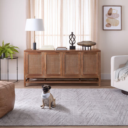 Pari 90 X 63 inch Neutral Rug in 5 x 7