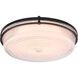 Emory 1 Light 18 inch Matte Black Flush Mount Ceiling Light