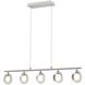 Hermosa 5 Light 43.5 inch Brushed Nickel Chandelier Ceiling Light