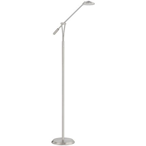 Lahoya 45 inch 10.00 watt Satin Nickel Floor Lamp Portable Light