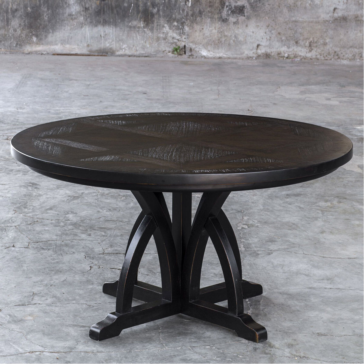 Maiva 56 X 30 inch Black Dining Table