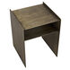 Cyrus 21 X 16 inch Aged Brass Side Table