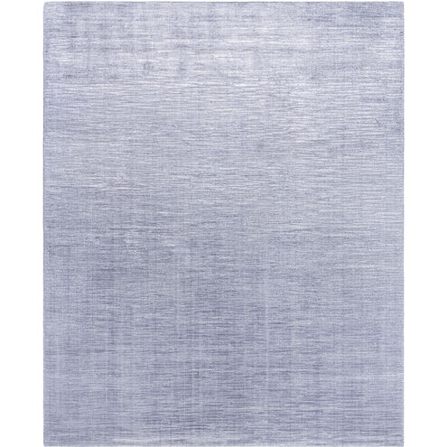 Malta 108 X 72 inch Slate / Metallic - Silver / Slate Blue / Light Silver / Light Purple Handmade Rug in 6 x 9