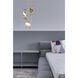 Kennedy LED 14 inch Aged Gold Brass Pendant Ceiling Light