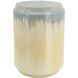 Florence 18 inch Blue/Cream Garden Stool