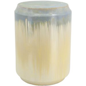 Florence 18 inch Blue/Cream Garden Stool