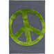 Crash 72 X 48 inch Grass Green, Charcoal Rug