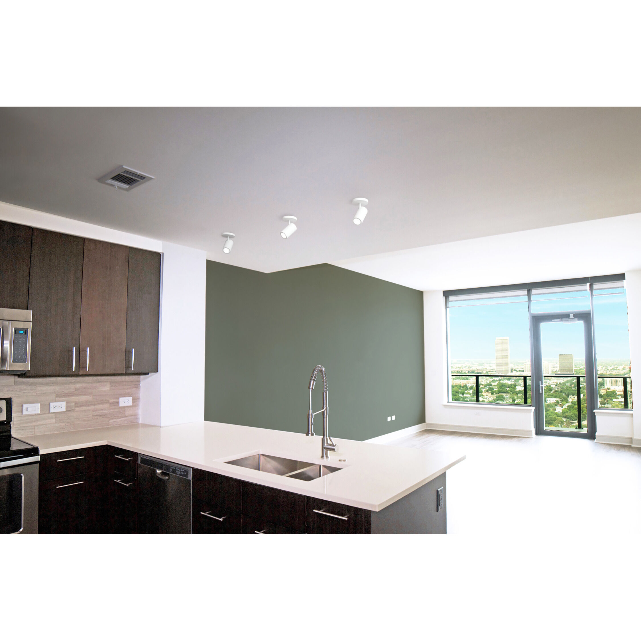 GX15 LED 4 inch White Spotlight Pendant Ceiling Light